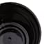 Indoor Elsie Black Stoneware Ceramic Pot, Medium
