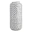 Tracey Boyd Grey Bamboo Capiz Bouquet Vase, 19"