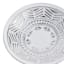 Found & Fable White & Silver Tribal Ceramic Bowl, 13x4