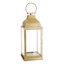 Gold Metal Lantern, 17"