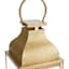 Gold Metal Lantern, 17"