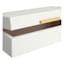 White Faux Leather Box, 10x6