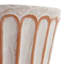 Indoor Cement Vertical Lines Pot, Medium