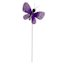 Purple Butterfly Yard Pick, 5.5"