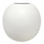 Crosby St. White Ceramic Orb Vase, 5x4