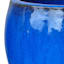 Arcadia Blue Urn Ceramic Outdoor Planter, Medium