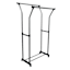Black & Silver Garment Rack