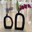 Riley Black Open Vase, 14"
