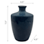 Honeybloom Blue Ceramic Vase, 7"