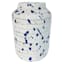 Ty Pennington Blue Speckled Ceramic Vase, 5"