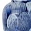 Ty Pennington Blue Splash Ceramic Vase, 9"