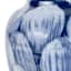 Ty Pennington Blue Splash Ceramic Vase, 6.5"