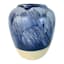 Ty Pennington Blue Ceramic Vase, 4"