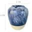 Ty Pennington Blue Ceramic Vase, 4"