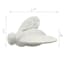 Honeybloom White Ceramic Bee, 3.7"