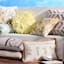 Honeybloom Wildflowers Jute Trim Outdoor Throw Pillow, 14x20