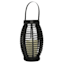 Found & Fable Black LED Outdoor Lantern with Timer, Medium