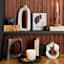 Crosby St. Black Open Ceramic Vase, 10"