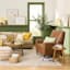 Honeybloom Harrison Push-Back Recliner, Cognac