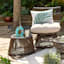 Found & Fable Brown & Taupe Bowl Outdoor Planter, Medium