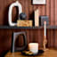 Crosby St. Black Marble Rounded Bookend, 5.7"