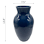 Providence Blue Porcelain Vase, 14"
