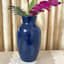 Providence Blue Porcelain Vase, 14"
