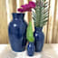 Providence Blue Porcelain Vase, 14"