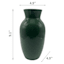 Providence Green Porcelain Vase, 9"