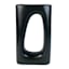 Black Ceramic Vase, 14"