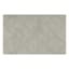 2-Piece Light Grey Diamond Design Bath Rug Set