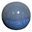Ty Pennington Blue Reactive Glaze Ceramic Sphere, 4.5"
