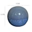 Ty Pennington Blue Reactive Glaze Ceramic Sphere, 4.5"