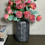 Tracey Boyd Metallic Pewter Ceramic Vase, 10"