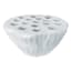 Found & Fable White Lotus Ceramic Vase, 3"