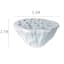 White Lotus Ceramic Vase, 3"