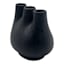 Tracey Boyd Black Contemporary Porcelain Vase, 4"