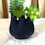 Tracey Boyd Black Contemporary Porcelain Vase, 4"