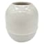 Ty Pennington White Porcelain Vase, 4"