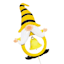 Yellow Gnome with Bell Yard Pick, 21"