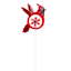 Bird with Windmill Yard Pick, 21"