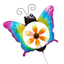 Butterfly with Windmill Yard Pick, 21"
