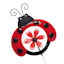 Ladybug With Windmill Yard Pick, 21"