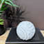 Ty Pennington White Coral Orb, 4"