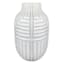 Tracey Boyd White Ceramic Vase, 12.8"