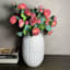 Tracey Boyd White Ceramic Vase, 12.8"