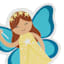 Tiny Dreamers Blue Fairy Princess Decor, 10.3"