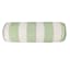 Providence Green & White Cabana Stripe Bolster Outdoor Throw Pillow