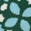 Found & Fable Turquoise & Green Tropical Tile Square Outdoor Throw Pillow, 18"