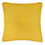 Butter Yellow Canvas Outdoor Tufted Back Cushion